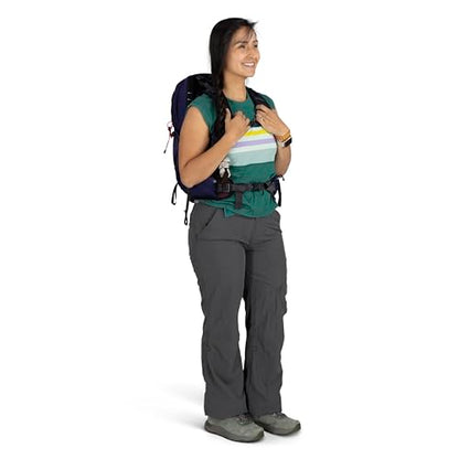 Osprey Tempest 11L Women's Lightweight Hiking Backpack - Small Daypack for Travel & Camping, Black/Coal Grey - color: Black/Coal Grey, size: 11L - Standard Fit