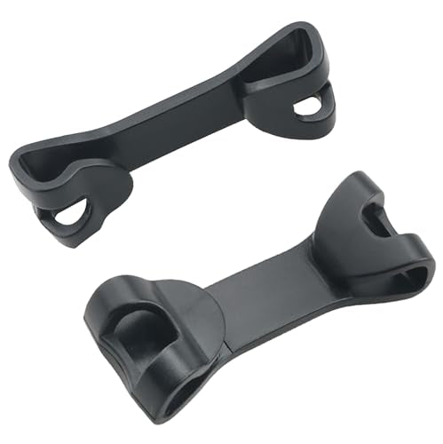 4PCS Drawstring Double Head Hook Buckles Backpack Retaining Chest Clip Sternum Strap Quick Release Plastic Buckle Sports Bag Backpack Rope Buckle Black