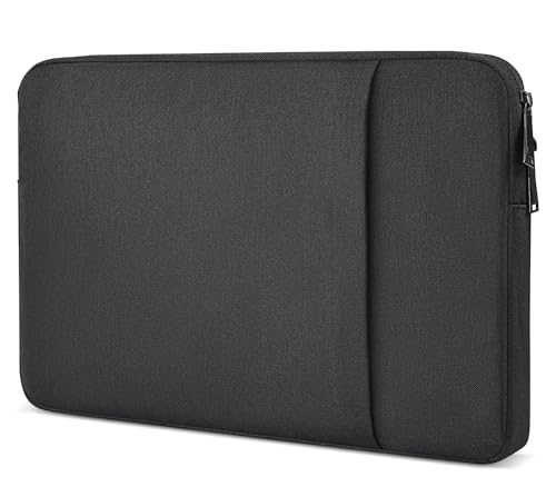 Portable Monitor Sleeve 17.3 inch, Padded Shockproof Carry Case for Most 17.3" Portable Display Monitors, Water-Resistant Laptop Bag Cover with Accessory Pocket -Black - color: Black, size: 17.3 Inch