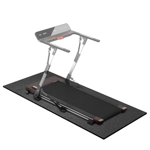 Treadmill Mat 78"x36", WERCHO Walking Pad Mat for Carpet Hardwood Floors 6mm Heavy-Duty Exercise Equipment Mat for Treadmil Pad, Rowing Machine, Spin Bike, Elliptical Trainer, Home, Gym - size: 78"L x 36"W x 0.24"Th
