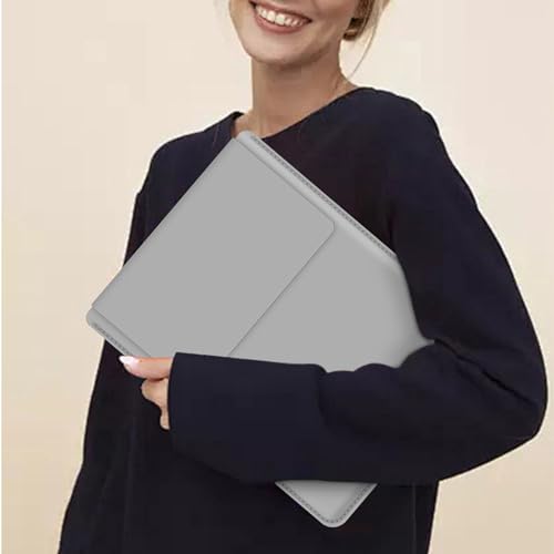 BVYA 13.3-14" Sleeve, PU Leather Laptop Case Compatible with New MacBook Air 13.6/Pro/Max M2/M1 A2779 A2442 14, 13.5 Surface 5/4/3/2/1, Compatible with Laptop 2022 Pro 14 inch - color: GREY, size: For 13.3-14 inches