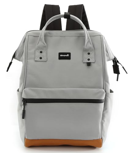 Himawari Travel School Backpack with USB Charging Port 15.6 Inch Doctor Work Bag for Women&Men College Students(124#-07# Gray, Regular) - color: 124#-07 # Gray