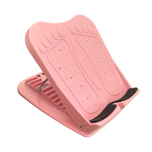 Vaveren Slant Board Calf Stretcher Incline Board Ankle Stretcher with Massage Multi Ffunctional Lightweight Aid Leg Exercise Machines, Pink - color: Pink