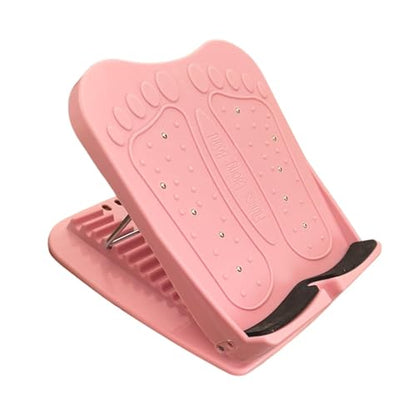 Vaveren Slant Board Calf Stretcher Incline Board Ankle Stretcher with Massage Multi Ffunctional Lightweight Aid Leg Exercise Machines, Pink - color: Pink
