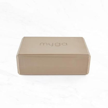MYGA Yoga Block,Lightweight EVA Foam Yoga Brick,High Density Non-Slip Block for Yoga Poses, Pilates, Balance and Flexibility - color: Wood