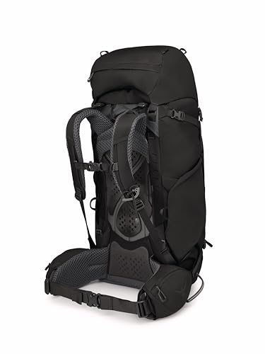 Osprey Kestrel 58L Men's Backpacking Backpack, Black, S/M