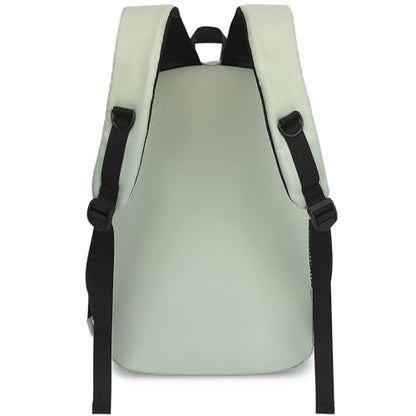 Leaper School Laptop Backpack for Women: Water Resistant Travel Backpack with Water Bottle Pocket - Laptop Bag for College Work - Lightweight Bookbag for Kids Girls Boys Green