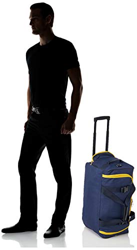 Rockland Rolling Duffel Bag, Black, 22" - color: NAVY, size: 22"