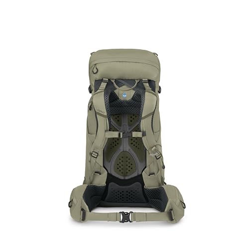 Osprey Kestrel 38L Men's Backpacking Backpack - Hiking & Camping Bag with Waterproof Raincover Olive Tan, Small/Medium - color: Olive Tan, size: Small-Medium