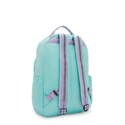 Kipling Seoul Large 15" Laptop Backpack - color: Funky Stars Embossed, size: Large
