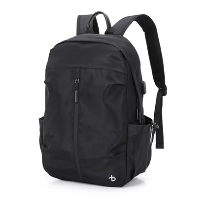 BESMART Lightweight Travel Laptop Backpack，Business Waterproof Slim Sturdy Laptops Backpack Personal Item Bag, College School Computer Bag with USB Port&Trolley Sleeve Fits 15.6 Inch Notebook