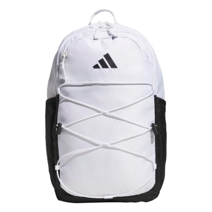 adidas Amplifier School Backpack 27L - color: White/Black/Bungee