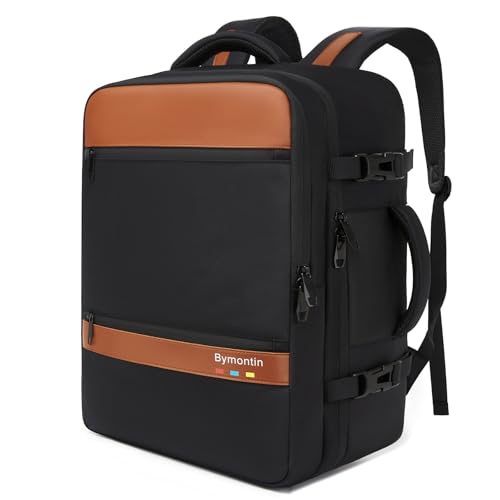 Smart Suitcase-style Laptop Backpack, 25L / 35L Practical Travel Bag for Work, Leisure & Flight, Luggage-Style Commuter Pack (Black, 25L) - color: Black, size: L (7x11x16.8")