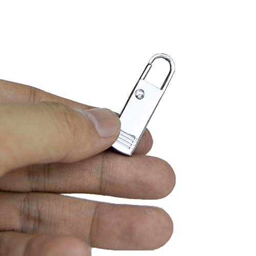 Zipper Pull Tab Replacement Metal Zipper Extension Handle Mend Fixer for Luggage Backpack Suitcase