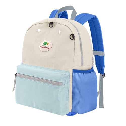 atgark Toddler Backpack for Boys 2-5: Preschool Kindergarten Backpack - 13" Daycare Backpack Fit A4 Folder - color: Blueberry, style: Ages 2-5 (13" H Fit A4 Folder)