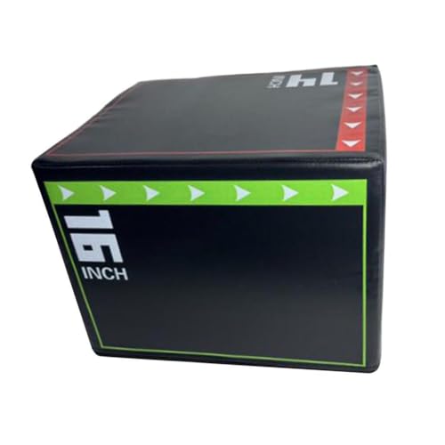 Agility Jump Plyometric Box 3-in-1 Non-Slip Heavy-Duty Foam for Home Gym Workouts
