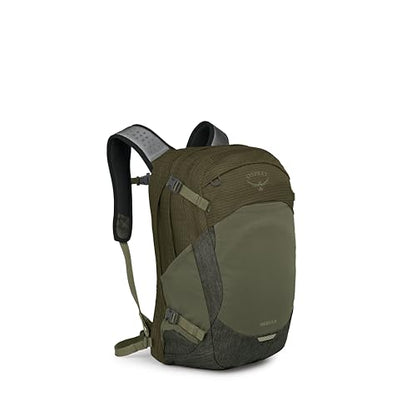 Osprey Nebula Commuter Backpack - Everyday Bag with Laptop Sleeve and Bottle Pockets, Moss Green/Earl Grey Heather - color: Moss Green-earl Grey Heather