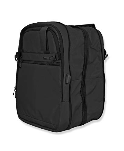 Duchamp Getaway Expandable Carry-On Backpack Suitcase - color: Black