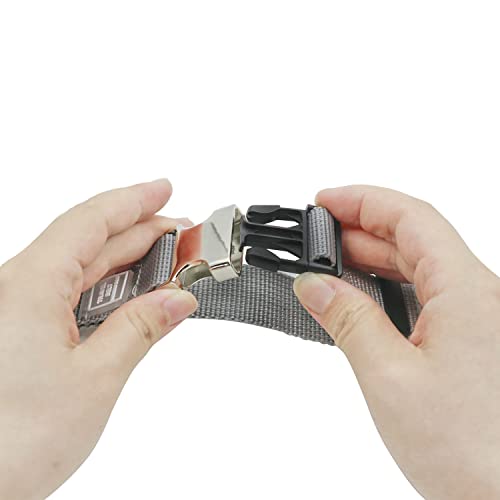 Add-A-Bag Luggage Strap Jacket Gripper, Luggage Straps Baggage Suitcase Belts Travel Accessories - Make Your Hands Free, Easy to Carry Your Extra Bags, Grey - color: Grey