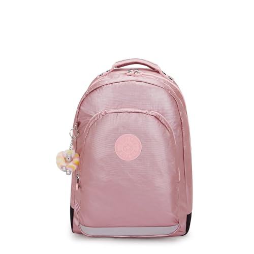 Kipling Women's Class Room 17" Laptop Backpack, Durable, Spacious, with Protective Sleeve - color: Bronze Pink Met, size: 11.5''L x 17''H x 9.5''D