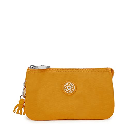 Kipling Women's Creativity Large Pouch, Versatile Cosmetics Kit, Lightweight Travel Organizer - color: Rapid Yellow, size: 7.25''L x 4.25''H x 1.5''D