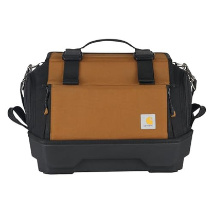 Carhartt Mens Station Tool Bag W/Adjustable Shoulder Straps, Durable, Water-Resistant Tool Organizer, Medium Tool Bag - style: Medium Tool Bag