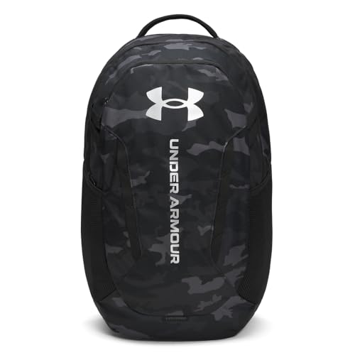Under Armour Unisex Hustle 6.0 Backpack, 007 BLACK, OSFM - color: (007) Black / Black / Metallic Silver, size: One Size
