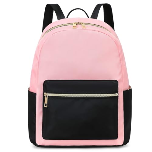 BTOOP Mini Backpack Women Girls Water-resistant Small Backpack Purse Shoulder Bag for Womens Adult Kids School Travel - color: Black-pink, size: Mini
