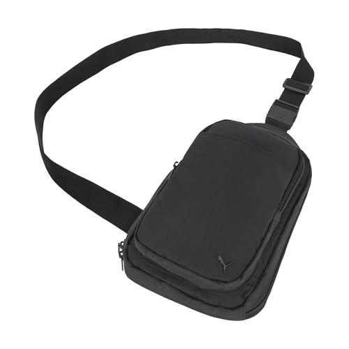 PUMA Women's Doer Sling Backpack with Adjustable Strap, Water Bottle Pocket & Zip Pockets, Black Traditional, One Size - color: Black Traditional