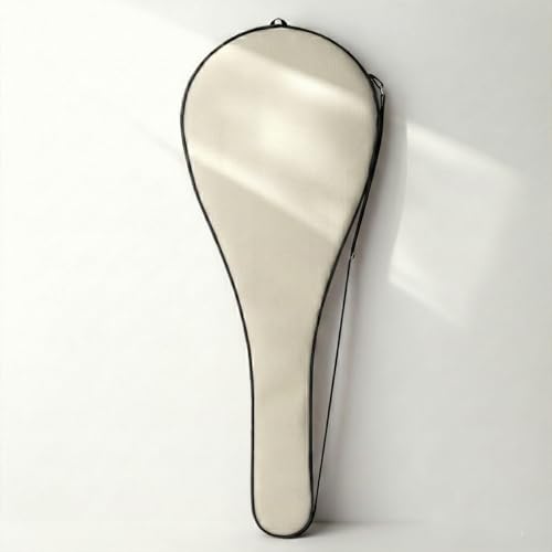 Tennis Bag Lightweight and Padded Tennis Rackets Cover with Adjustable Shoulder Strap - color: white, size: 31"x11.4"