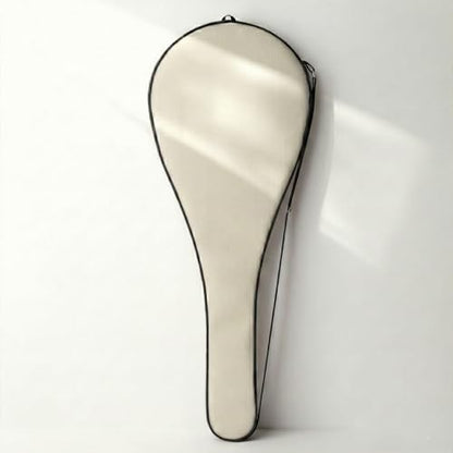 Tennis Bag Lightweight and Padded Tennis Rackets Cover with Adjustable Shoulder Strap - color: white, size: 31"x11.4"