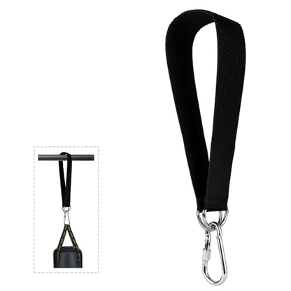 Heavy Bag Hanger Strap with Carabiner, Punching Bag Mount for Home Gym Training (1 Pack)