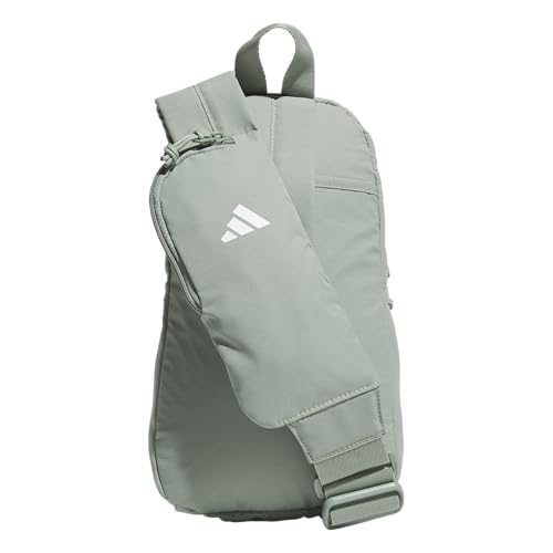 adidas Essentials 3 Crossbody – Sling Bag with Phone Pocket - color: Silver Green