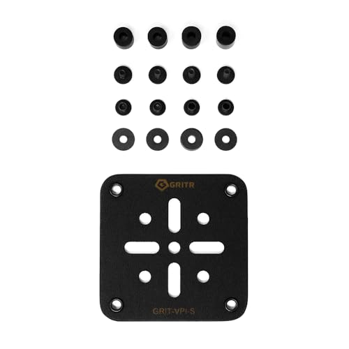 GRITR Kydex Hook & Loop Panel Insert/Adhesive Loop Sheets – Tactical & Military Gear Organizers for Holsters, Mag Carriers, Knife Sheaths, Flashlights, and More - style: Small
