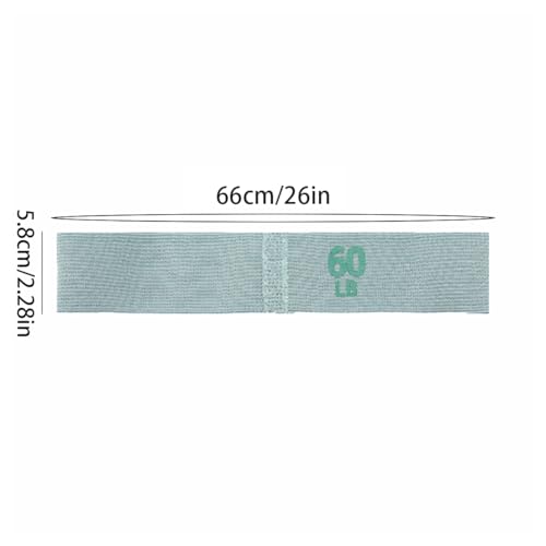 Fabric Resistance Bands for Women, 20/40/60LB Non-Slip Booty Bands Set, Glute Activation Loops for Squat Gym Workout - color: Cyan 60LB
