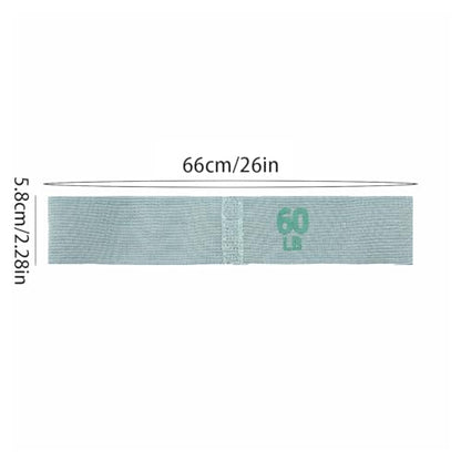 Fabric Resistance Bands for Women, 20/40/60LB Non-Slip Booty Bands Set, Glute Activation Loops for Squat Gym Workout - color: Cyan 60LB