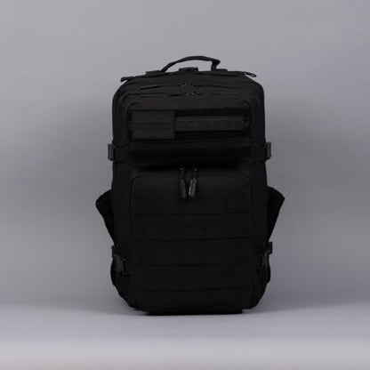 WOLFpak 45L Tactical Gym Backpack (Nightshade Edition) Durable 1000D Waterproof Oxford Material with MOLLE Webbing, Laptop Pocket & Dual Cup Holders, Durable Fitness/Travel/Military Daypack - color: Nightshade Edition