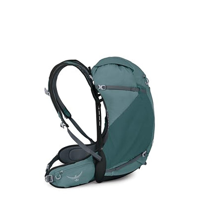 Osprey Hikelite 32L Durable Hiking Backpack - Travel Daypack with Rain Cover for Men and Women, Cascade Blue - color: Cascade Blue, style: 32l