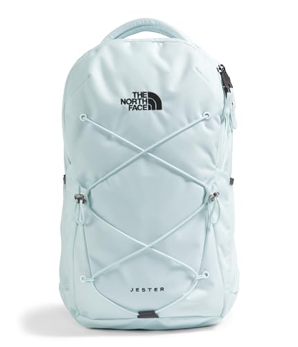 The North Face Women's Jester Everyday Laptop Backpack - Commuter Travel Bag, Laptop Sleeve, Water-Repellent, Ice Blue/TNF Black, One Size - color: Ice Blue/Tnf Black