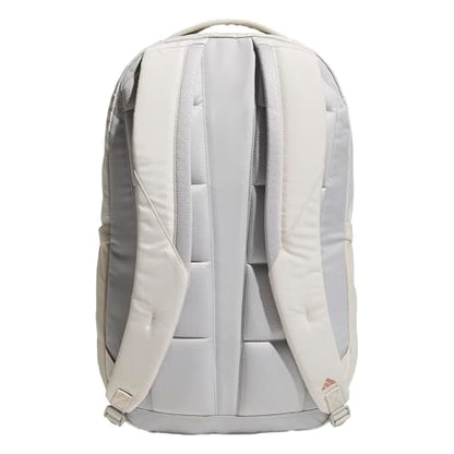 adidas PHNM Backpack for Laptop, School and Travel, 28L - color: Alumina Beige/Off White/Rose Gold