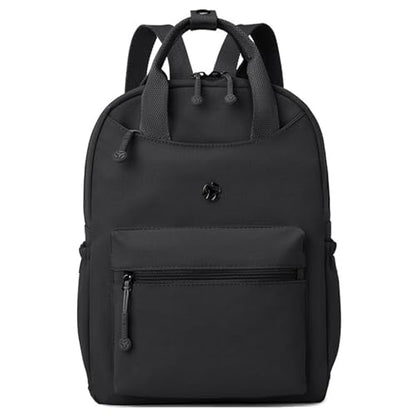 O-TBOST Small Backpack Purse for Women Fashion Travel Backpack Waterproof College Daypack (Black) - color: Black