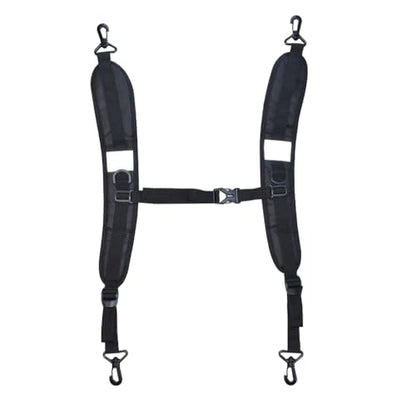 Backpack Straps, Adjustable Padded Shoulder Straps for Backpack Dry Bags ，Replacement Padded Strap with Metal/Plastic Clips
