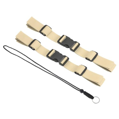 PATIKIL Backpack Chest Strap Set, 2Pcs Replacement Strap, Light Yellow - color: Light Yellow
