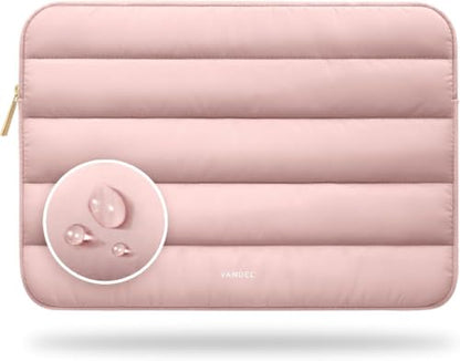 Vandel Puffy Laptop Sleeve 15-16 Inch, Laptop Case, MacBook Air Case - color: j. Pink, size: 15-16 Inch