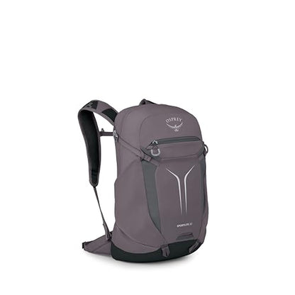 Osprey Sportlite 20L Lightweight Hiking Backpack for Men and Women - Everyday Hiking Bag - Travel Daypack, Graphite Purple - color: Graphite Purple, style: 20l
