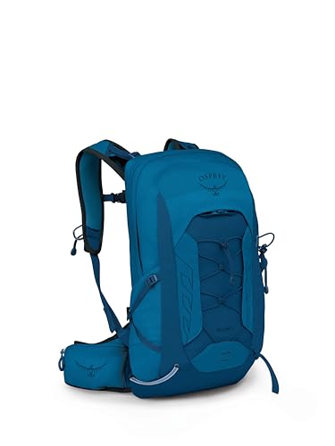 Osprey Talon 11L Men's Lightweight Hiking Backpack - Small Daypack for Travel & Camping, Scoria Blue/Night Shift - color: Scoria Blue/Night Shift, size: 11L - Standard Fit