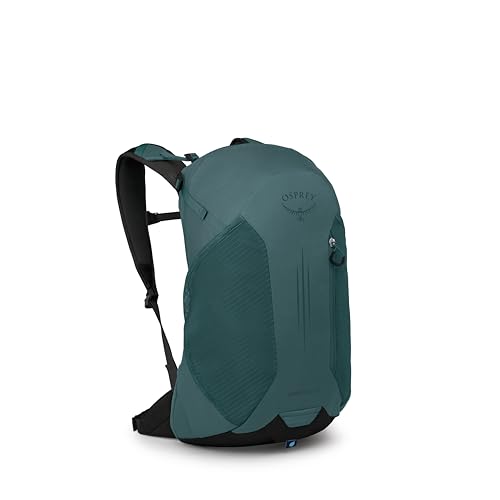 Osprey Hikelite LT 22L Hiking Backpack - Lightweight Travel Daypack with Rain Cover for Men and Women, Cascade Blue - color: Cascade Blue, style: 22l