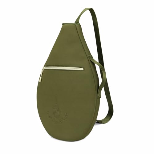 TOURBON Neoprene Padded Tennis Racket Bag Protector Cover Case with Pocket | Sports Backpack Sling Bag for Men Women
