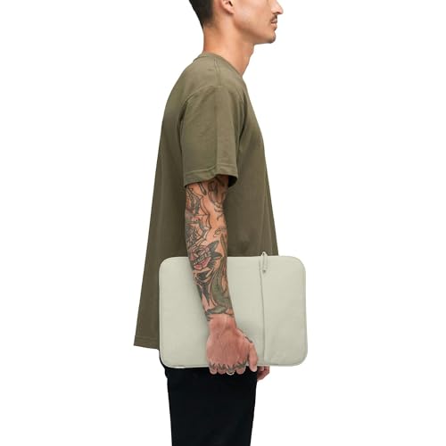 Incase Crosstown Sleeve with Woolenex, Cushioned, Limestone, 16 inch - color: Limestone, size: 16-Inch