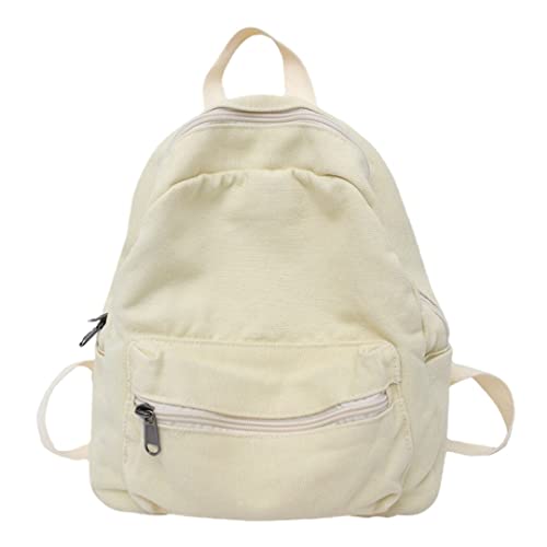 XPONNI Small Backpack Purse for Teen Girls Grunge Accessories Purse Backpack for Women Mini Backpack Purse (White) - color: White